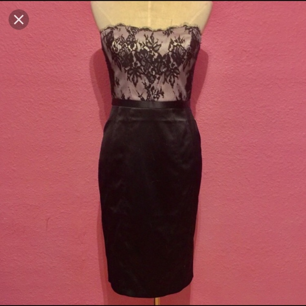 Pink & Black Formal Dress